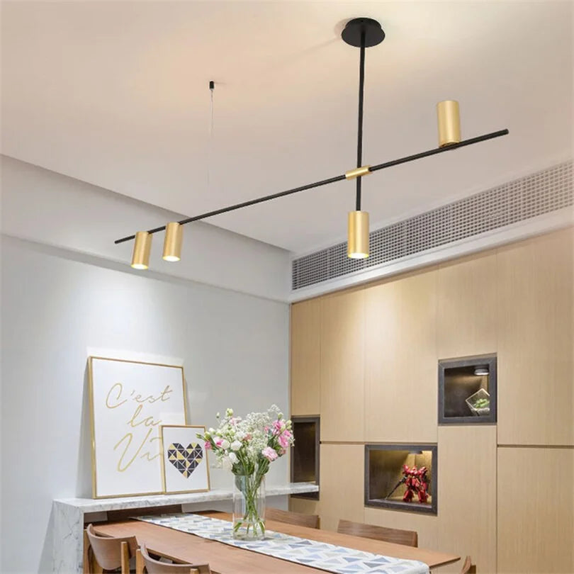 Modern Led Track Lighting Chandelier | Geometric Light for Living Room | Casalola