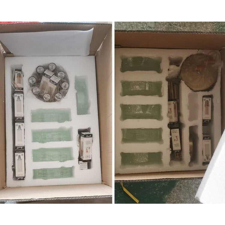 Crystal Ceiling Light Fixture | Semi-flush Mounted Gold 4/6/8 Lights | Casalola - Mounts