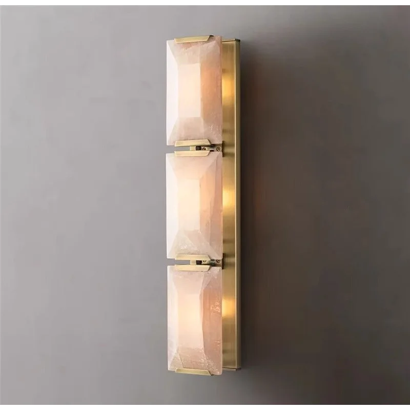 Stacked calcite column detail