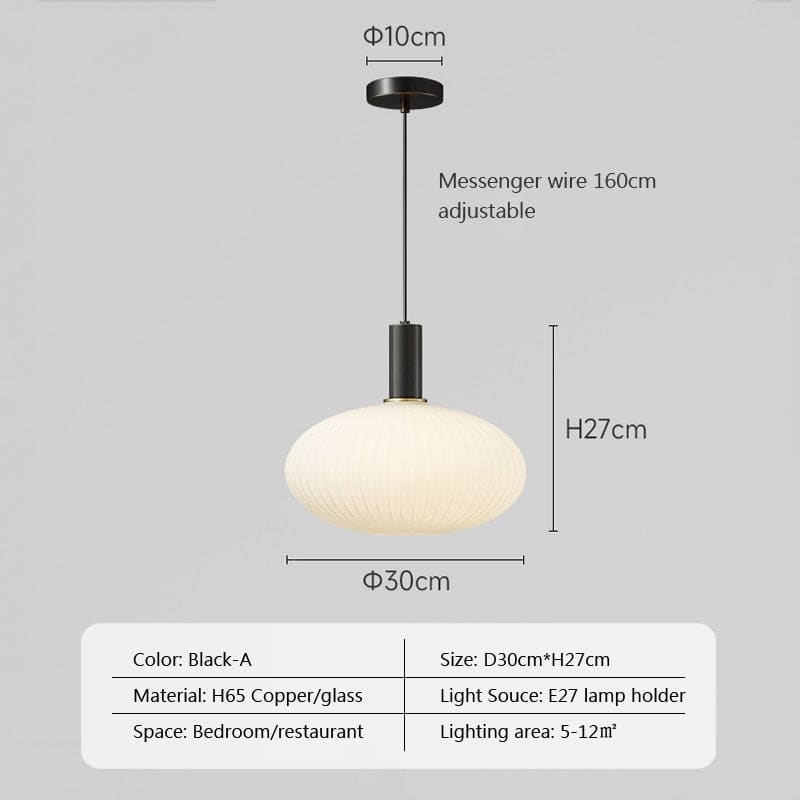 Glass Pendant Lights Bedside Lamps Kitchen Island Lighting - Lamps
