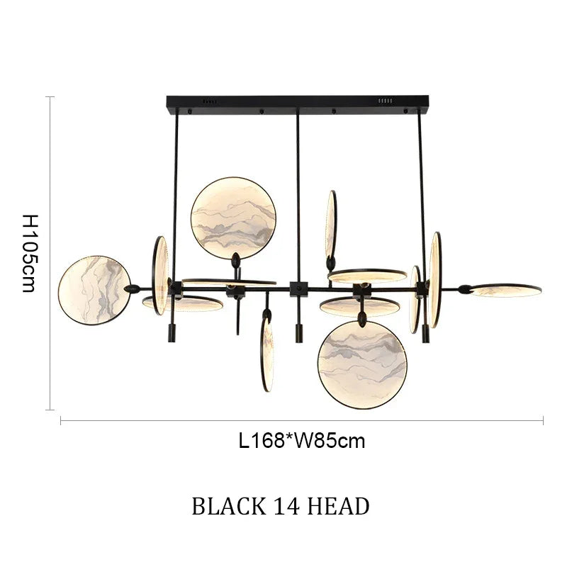 Luxury Marble Ceiling Lamp for Dining Room Kitchen Living