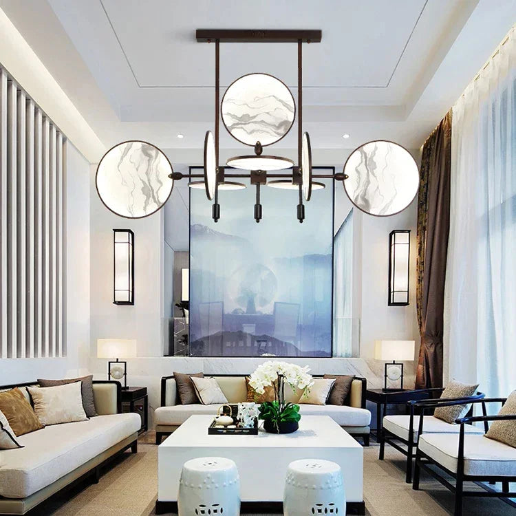 Luxury Marble Ceiling Lamp for Dining Room Kitchen Living