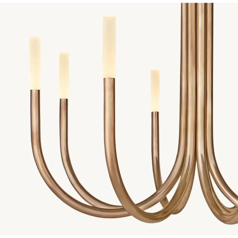 Grand Copper Candelabra Chandelier | Modern 20-light Statement Fixture - Chandeliers