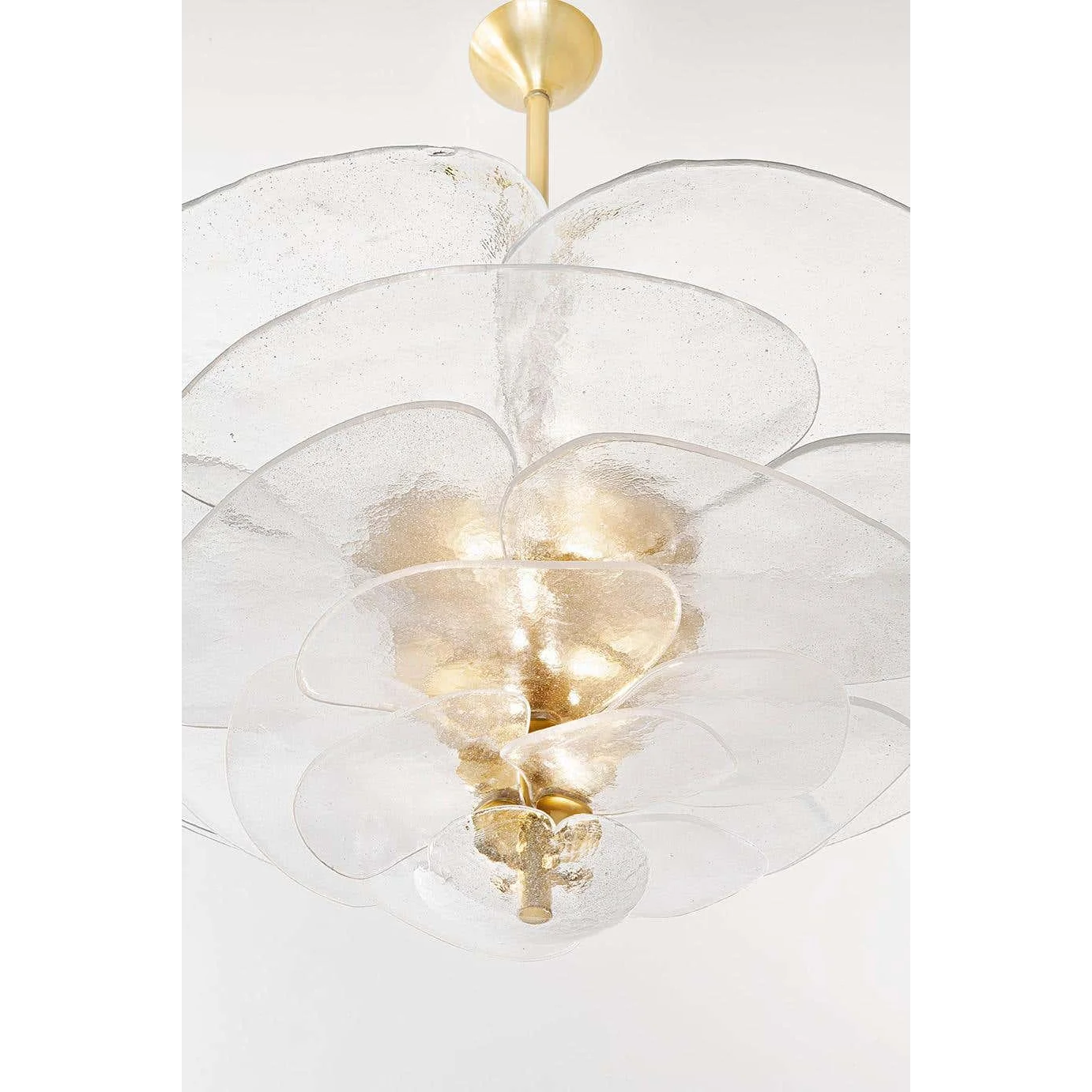 Art Deco Lilypad Glass Petal Chandelier | Modern Luxury Ceiling Light for Dining Room & Living Casalolalights Luxury