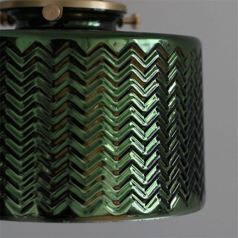 Green Glass Antique Wall Sconces with Pull Chain | Lamp for Bedroom Living Room