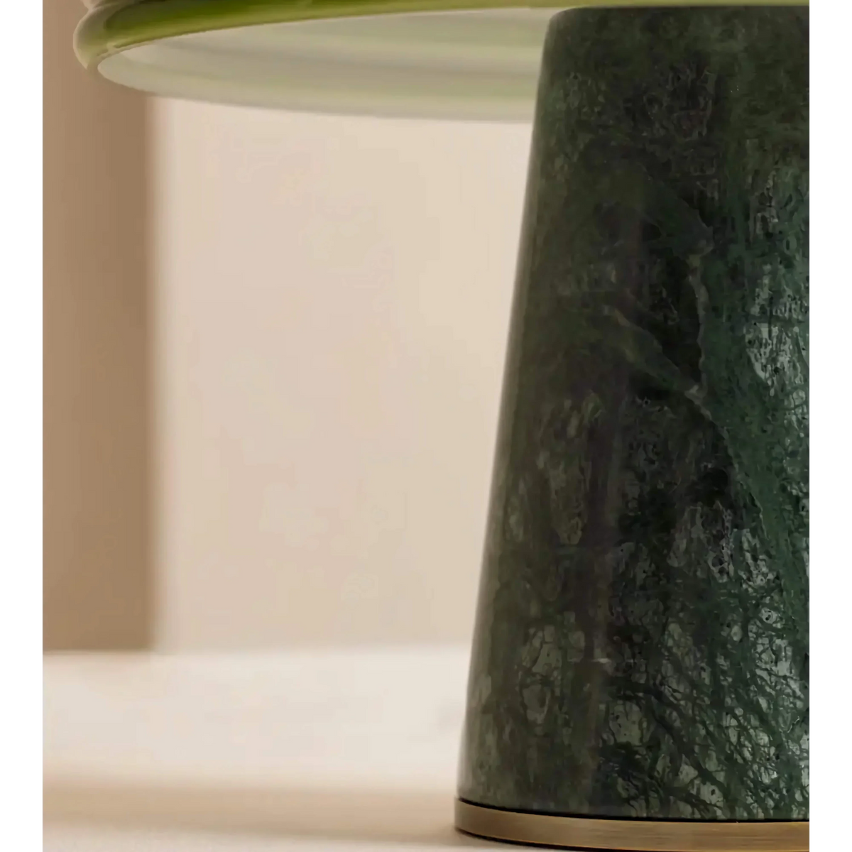 Green Marble Table Lamp for Bedroom and Living Room | Glass Dome Shade Modern Art Deco Bedside Casalola Lights Luxury