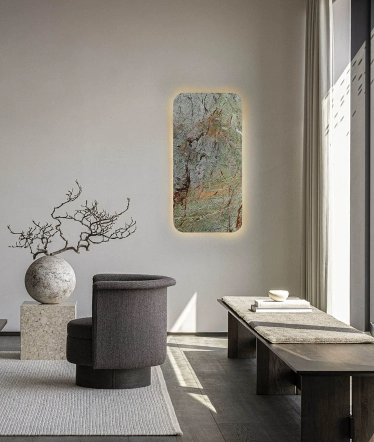 Wall Sconces for Bathroom - Decorative - Green Marble