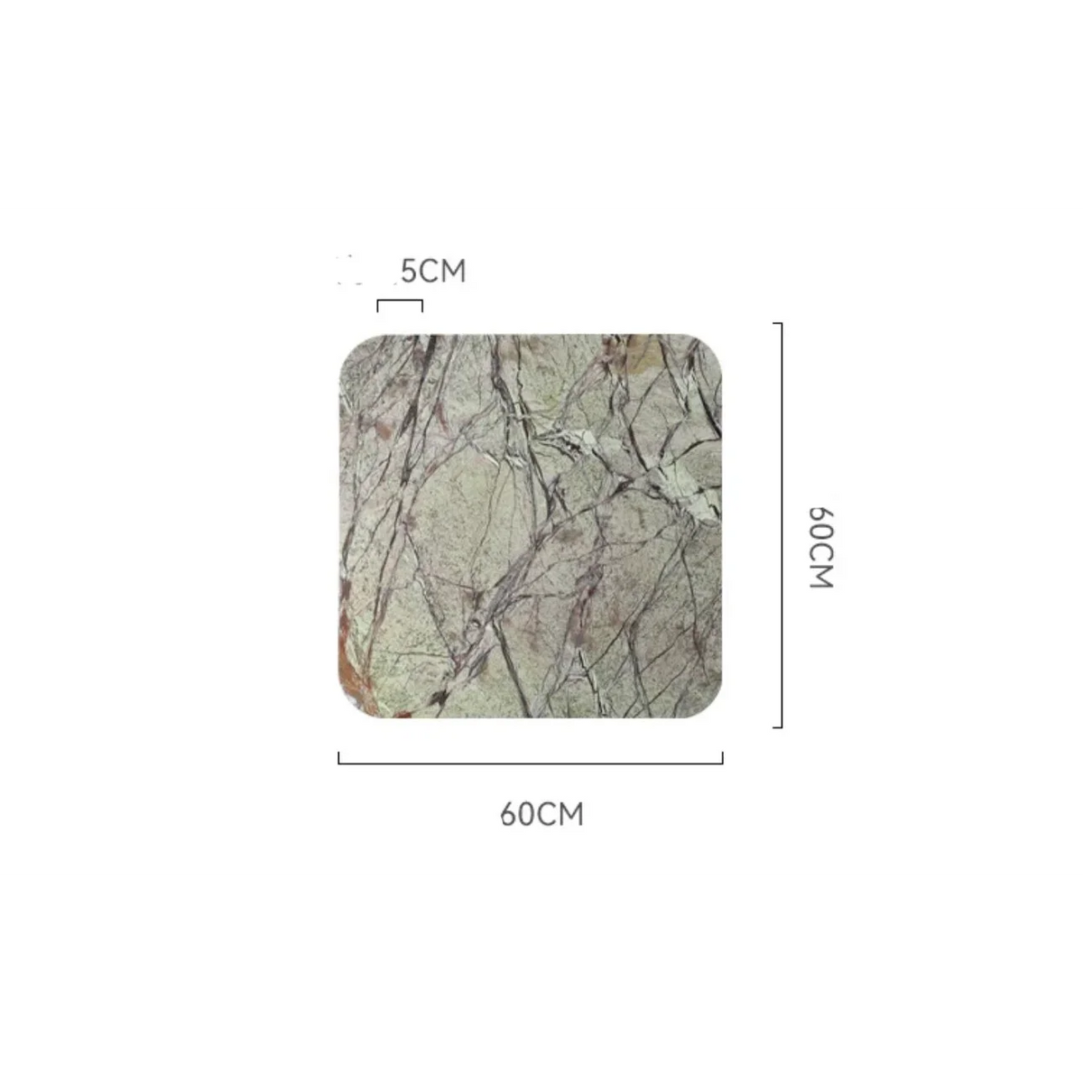 Green Marble Wall Light | Square Natural Stone Sconce Modern Minimalist Living Room & Bedroom Casalolalights Luxury