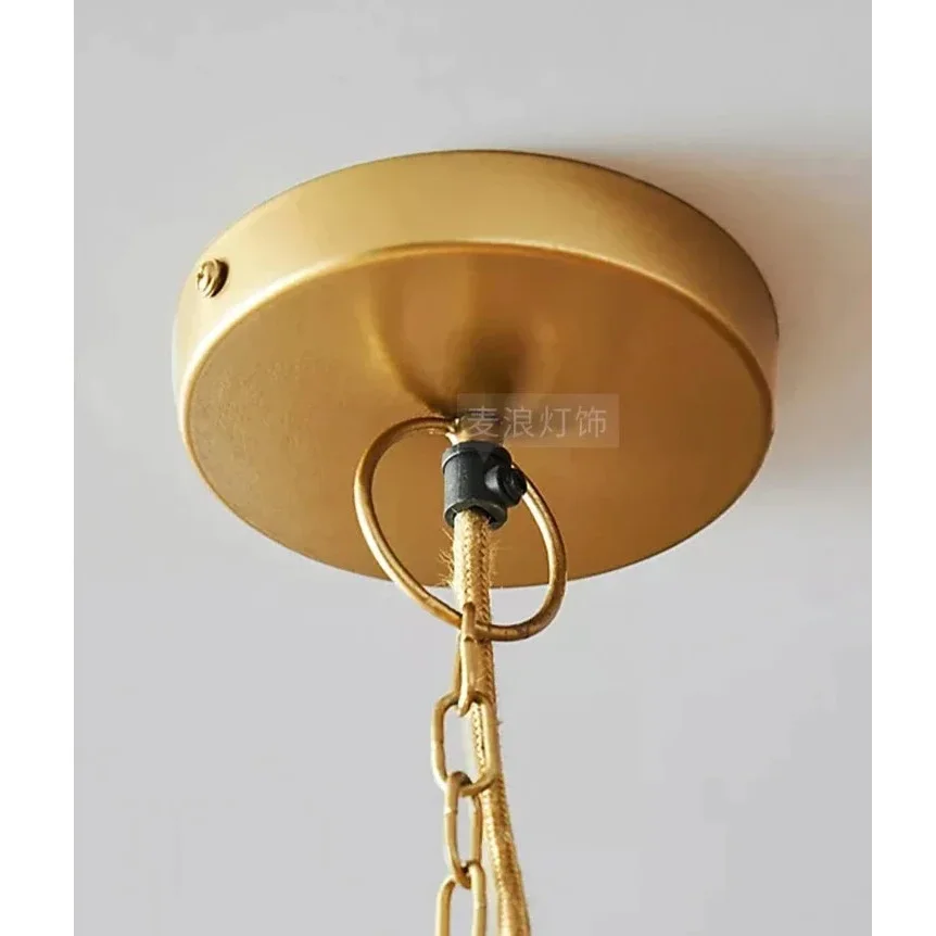 Bohemian Fringe Pendant Lights – Handcrafted Woven Rattan Hanging Lamps with Soft Tassel Detailing