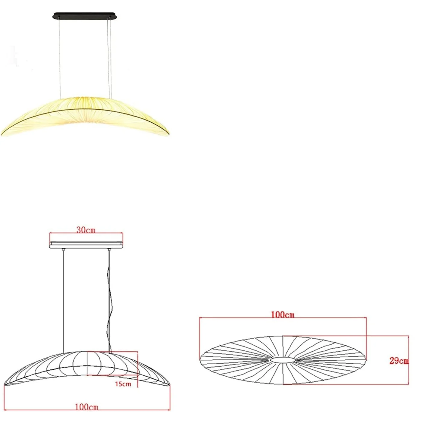 Modern Chandelier Handcrafted White Marine Cloth for Dining Room Living Restaurants | Cl7496303