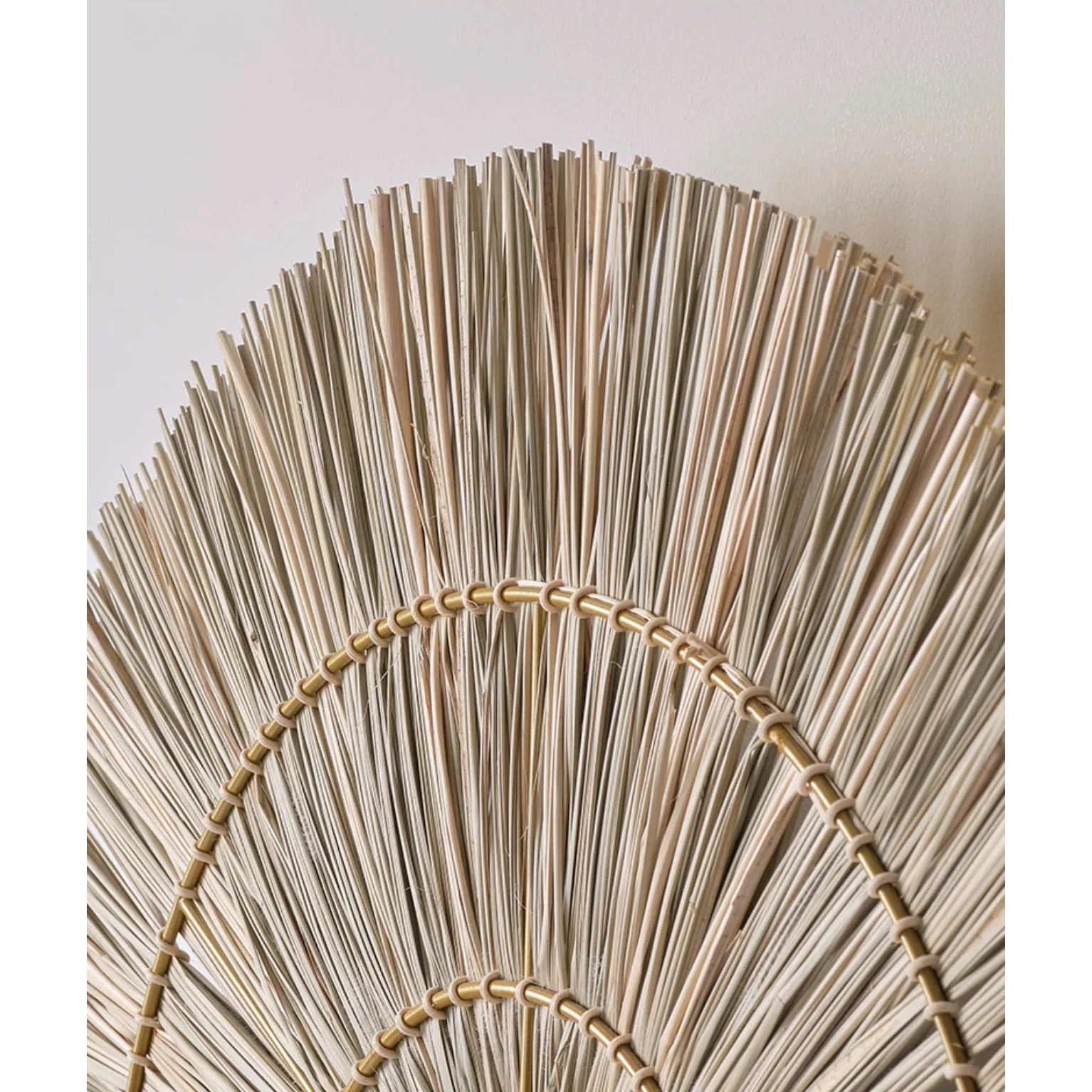 Handmade Straw Wall Lamp - 40 Cm 60 80 Rattan Round Design Casalolalights Luxury Lamps for Interior Designers