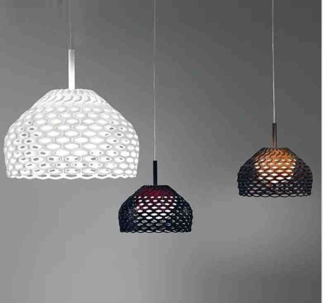 Honeycomb Pendant Light – Modern Industrial Ceiling Lamp for Living Room and Kitchen - Lamps