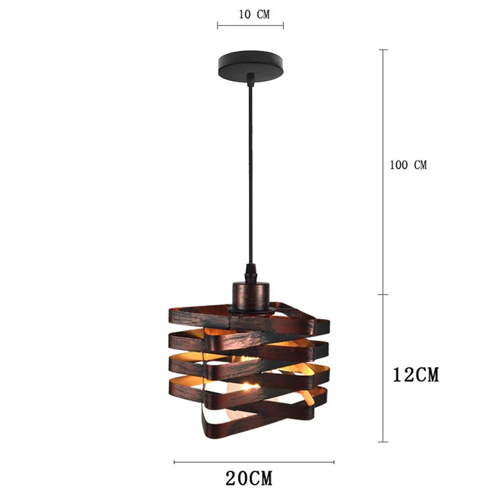 Industrial Pendant Lights Metal Single Lamps for Loft Bar Restaurants Lounges