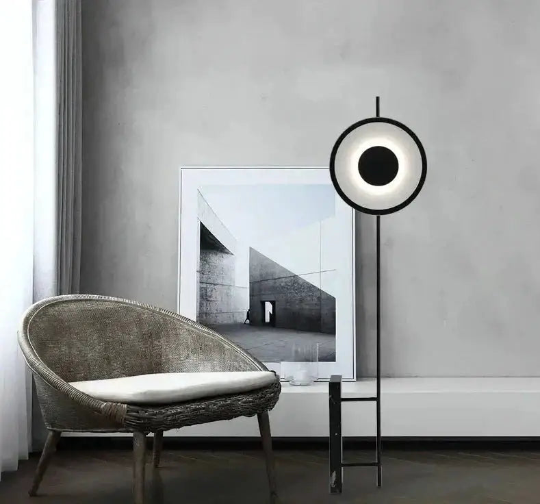 Modern Floor Lamp | Featuring Iron & Marble | for Living Room - Lamps
