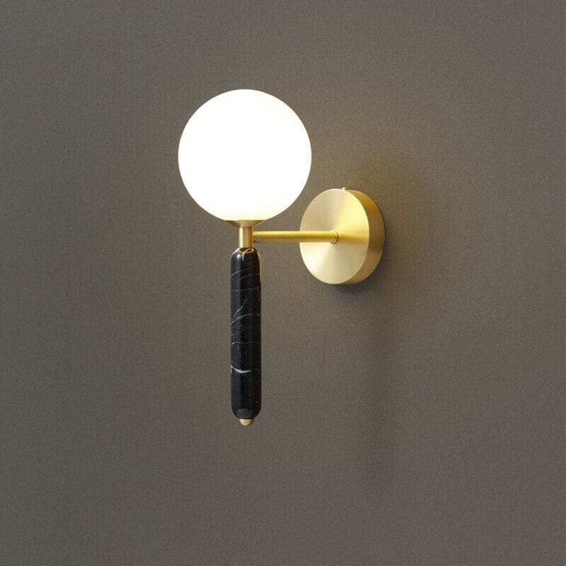 Green Italian Marble Bedside Sconce Light Living Room Corridor | Decorative Wall Sconces