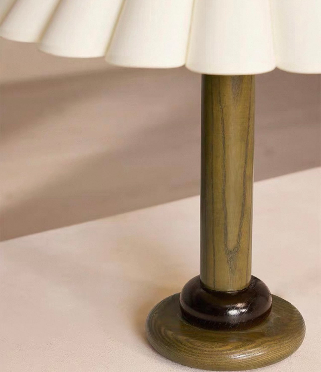 Japandi Wooden Pleated Shade Floor Lamp – Designer Minimalist Lighting Casalolalights Luxury Lamps for Interior