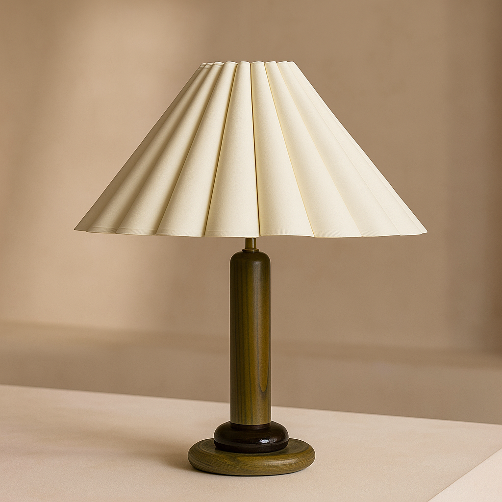Japandi Wooden Table Lamp – Designer Modern Bedroom Lighting Casalolalights Luxury Lamps for Interior Designers