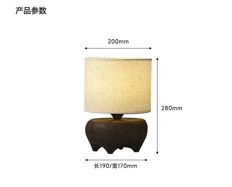 JAPANDI WOOD TABLE LAMP | CLJAN784