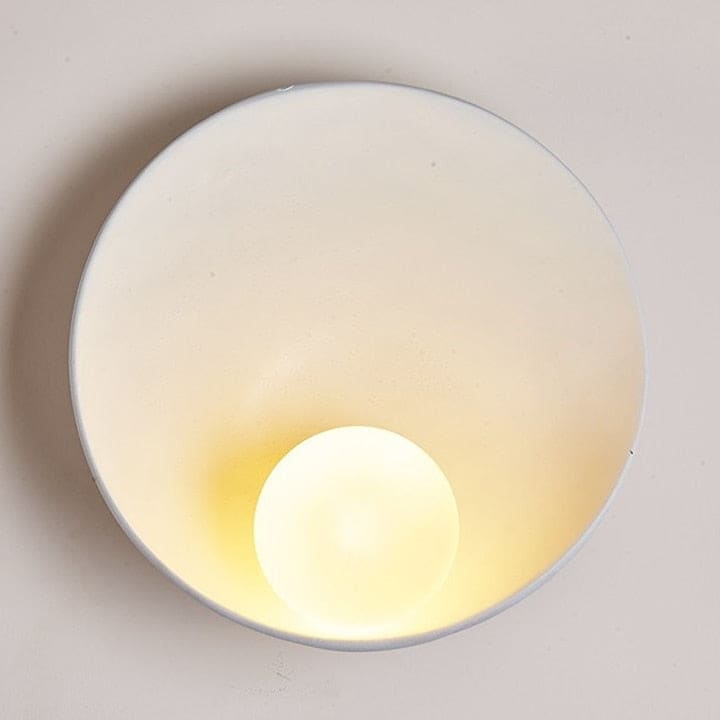 Japanese Ceramic Earth Tones Wall Lamps for Living Room Bedroom - Sconces