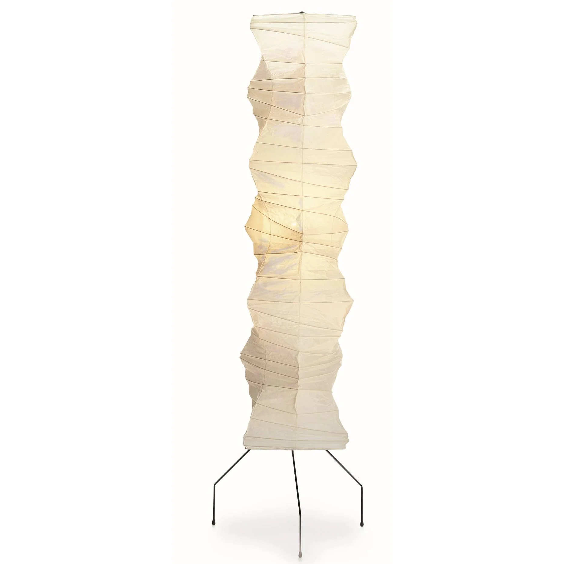 Japandi Akari Floor Lamp | Zen Rice Paper & Wood Light | Minimalist Elegance