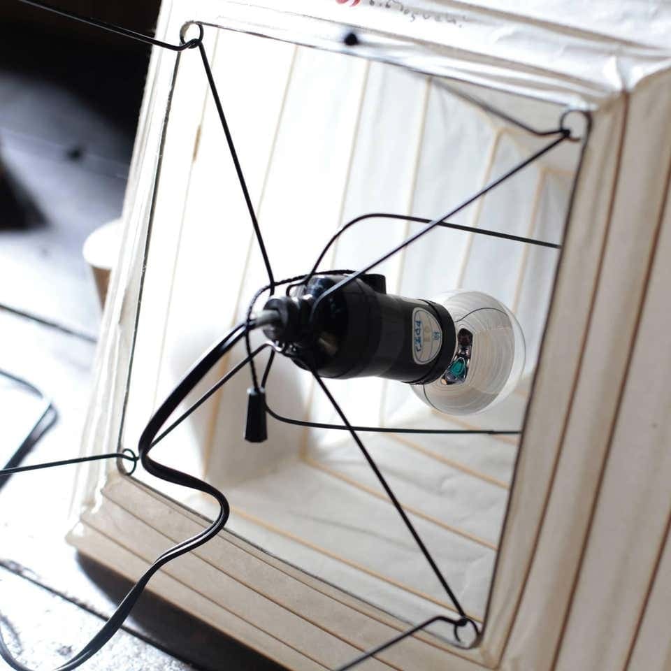 Akari 5x Japanese Rice Paper Table Lamp | Japandi Minimalist Lighting - Lamps
