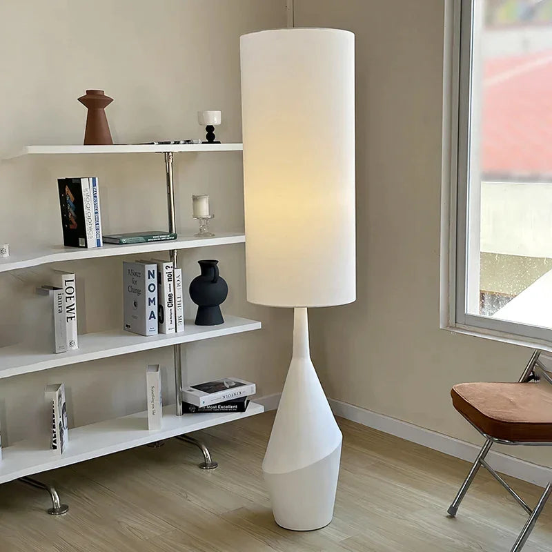 White Modern Minimalism Floor Lamp for Living Room Bedroom