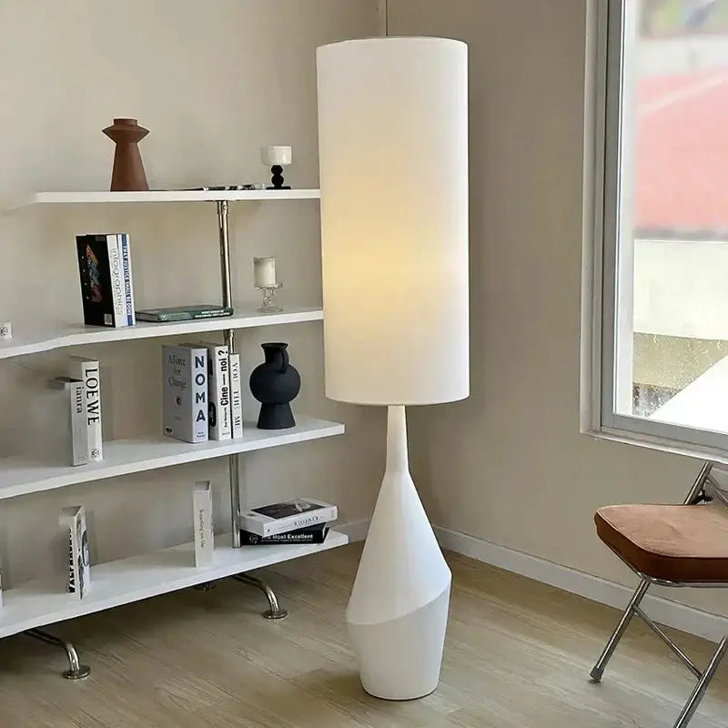 White Modern Minimalism Floor Lamp for Living Room Bedroom - Lamps