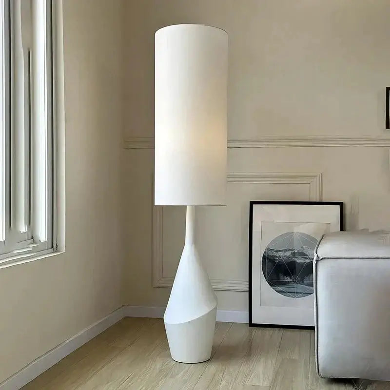 White Modern Minimalism Floor Lamp for Living Room Bedroom - Lamps