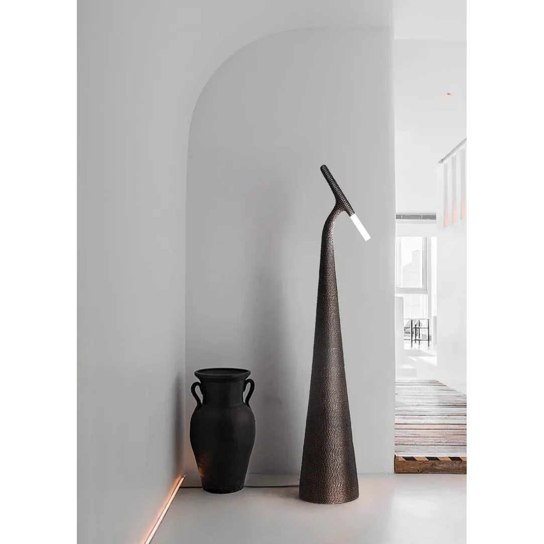Resin Led Column Floor Lamp | Slim 30cm Profile 165cm Tall Pmma Diffuser Dimmable Option Casalola Lights Luxury Lamps