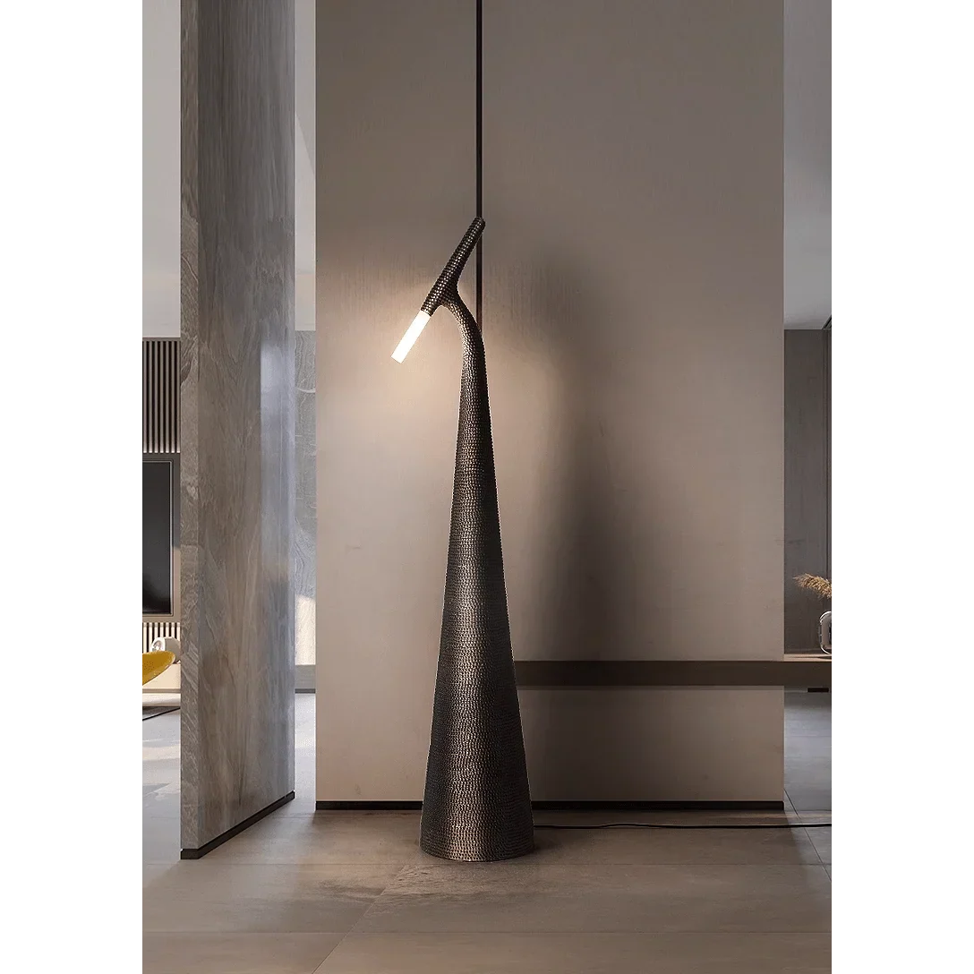Resin Led Column Floor Lamp | Slim 30cm Profile 165cm Tall Pmma Diffuser Dimmable Option Casalola Lights Luxury Lamps