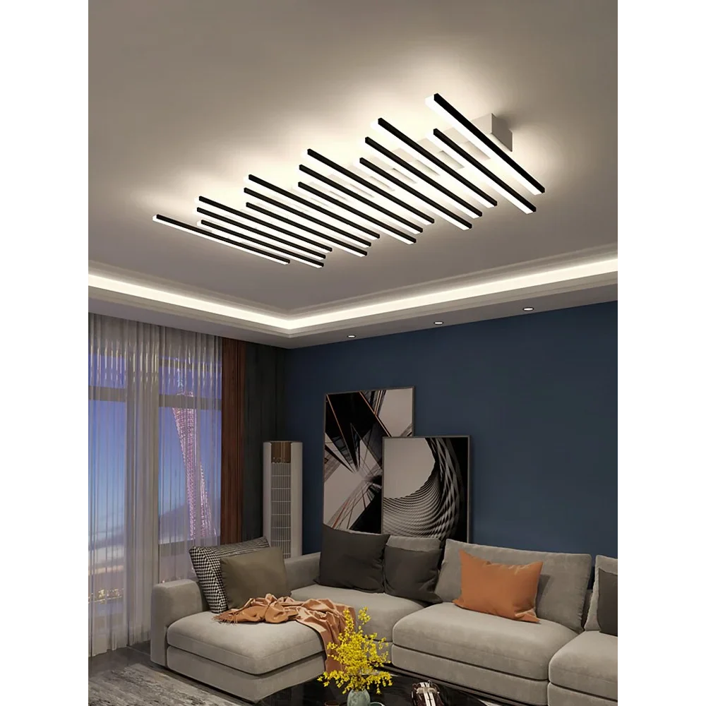 Led Bar Flush Mount 60-110cm | Modern Dimmable Linear Ceiling Light with Remote Kitchen & Low Ceilings Casalolalights