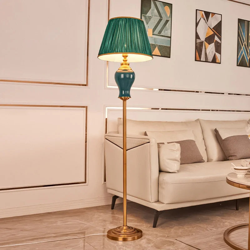 Crystal Floor Lamps Green Luxury Vase Dark Academia Decor