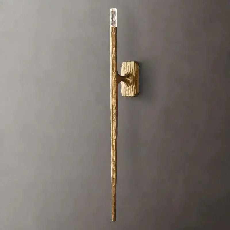 Modern Long Copper Wall Sconce – Minimalist Handcrafted Accent Light for Interiors - Sconces