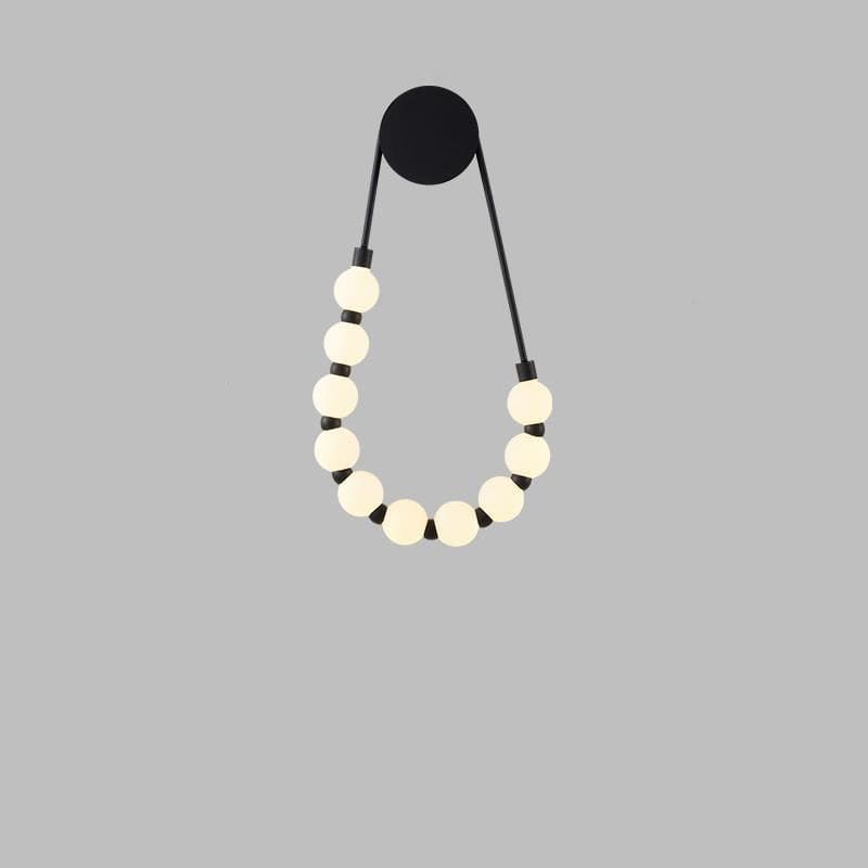 Necklace Wall Lamp | Modern Chain Lighting | Parisian Chic Light Fixture for Homes Restaurants - Sconces