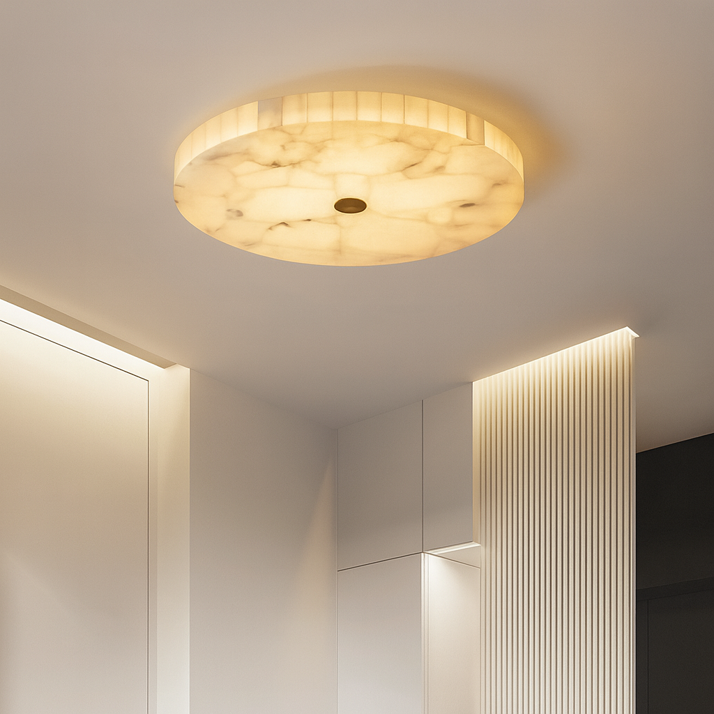 Luminous Marble Ceiling Light for Contemporary Living Room Bedroom Casalolalights Luxury Lamps for Interior Designers