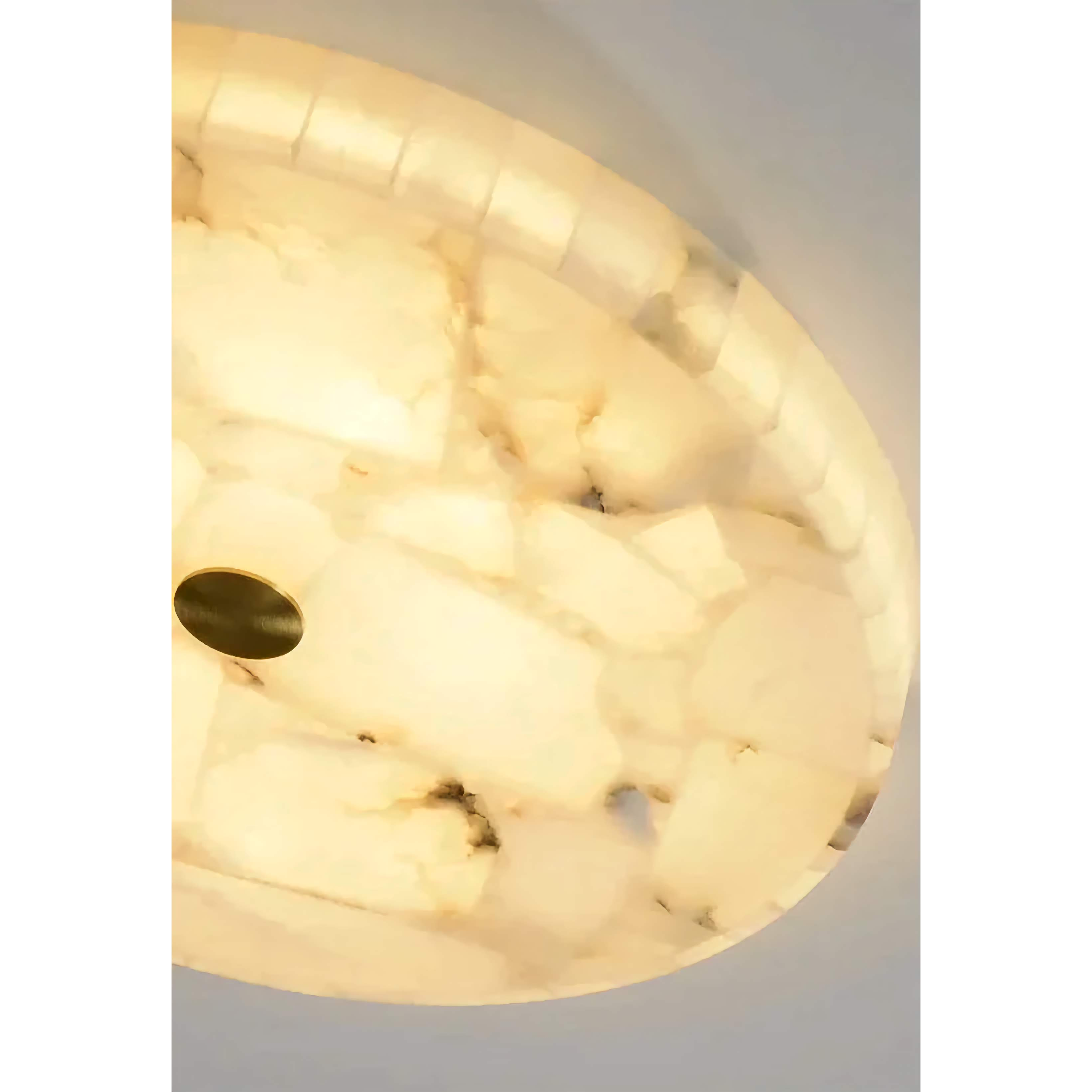 Luminous Marble Ceiling Light for Contemporary Living Room Bedroom