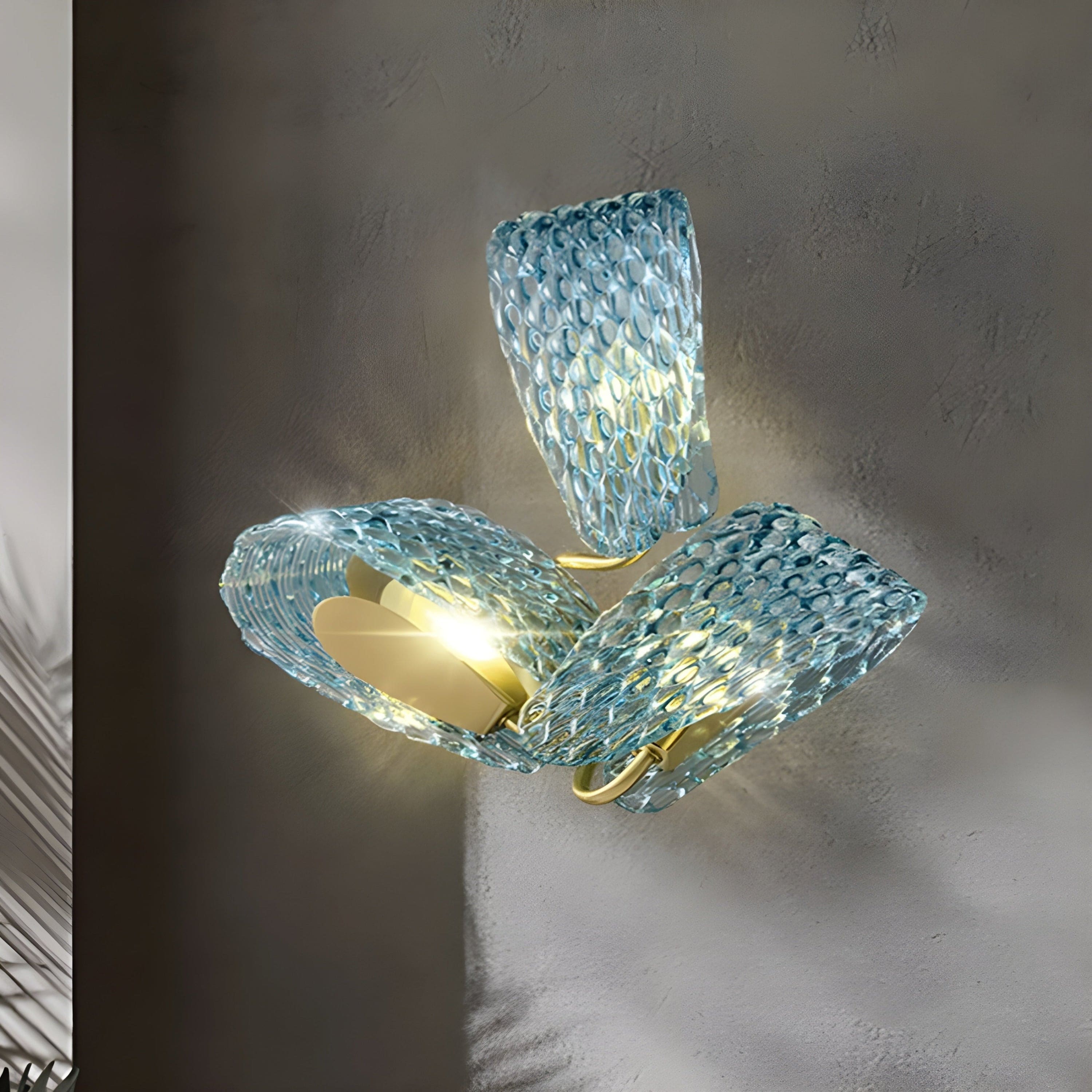 Blue Ribbon Crystal Wall Sconces | Luxury Lamps for Living Room Dining Hotel