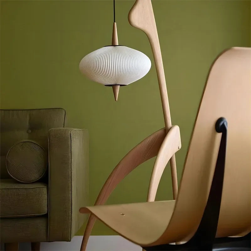Bamboo & Wood Floor Lamp Downlight Shade | 165cm Tall E26/e27 Dimmable Option Reading Chair Casalola Lights Luxury