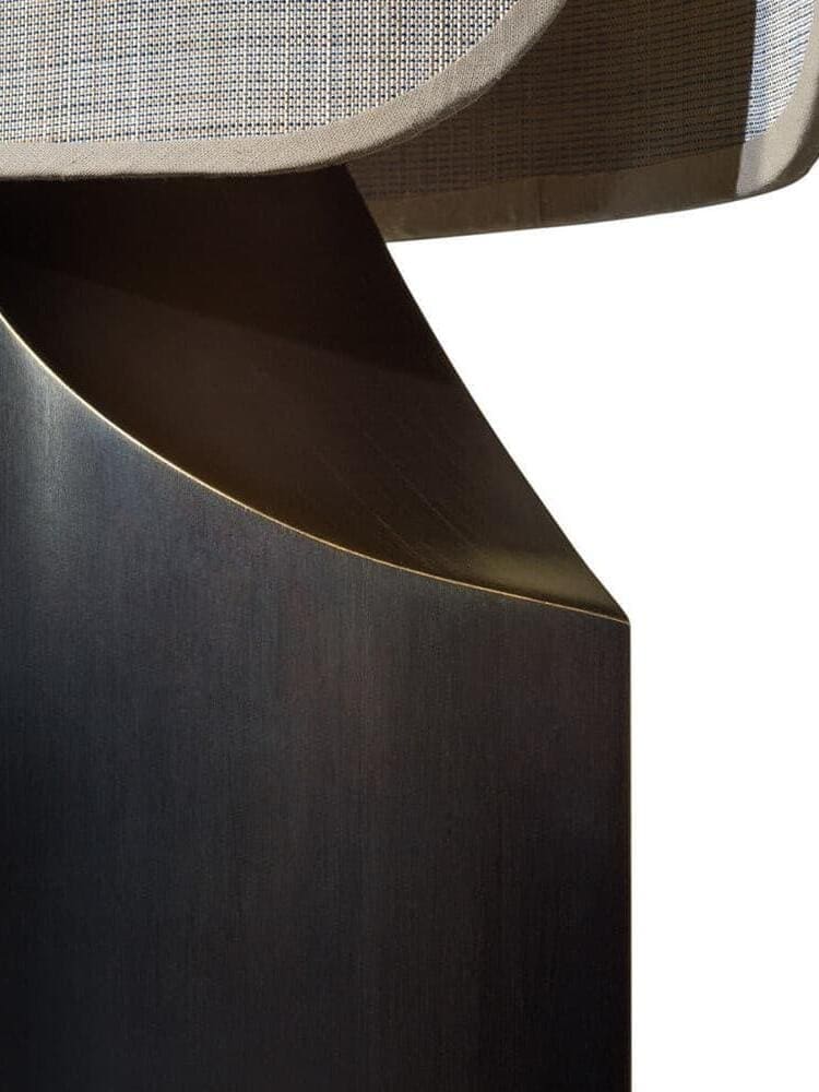Unique Floor Lamps for Bedroom Living Room | Artisan | Linen and Resin Finish