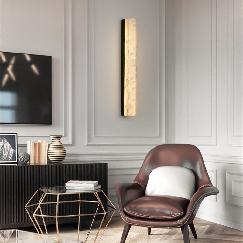 Marble Copper Wall Sconces for Hall Living Room Dining Bedroom