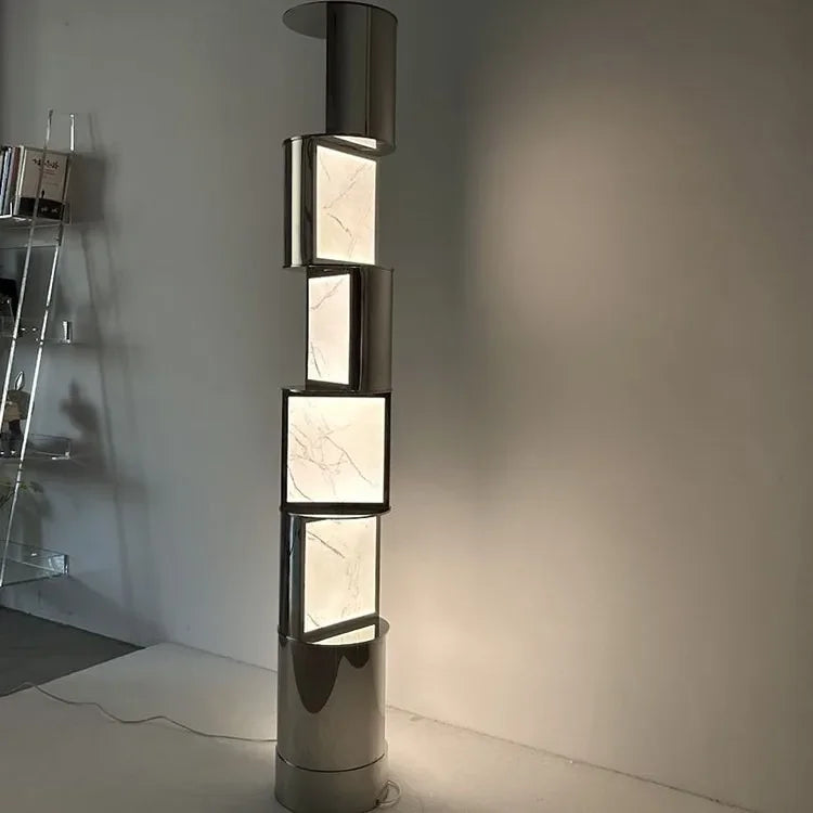 Mordern Luxury Marble Effect Led Floor Lamp for Living Room