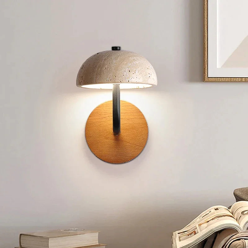 Marble Wall Lamp Natural Material Wabi-sabi Light Fixtures for Bedside Living Room Corridor Casalolalights Luxury Lamps