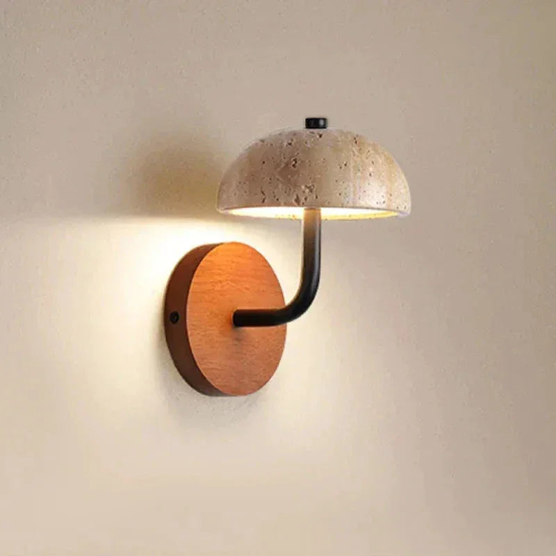 Marble Wall Lamp Natural Material Wabi-sabi Light Fixtures for Bedside Living Room Corridor - Sconces