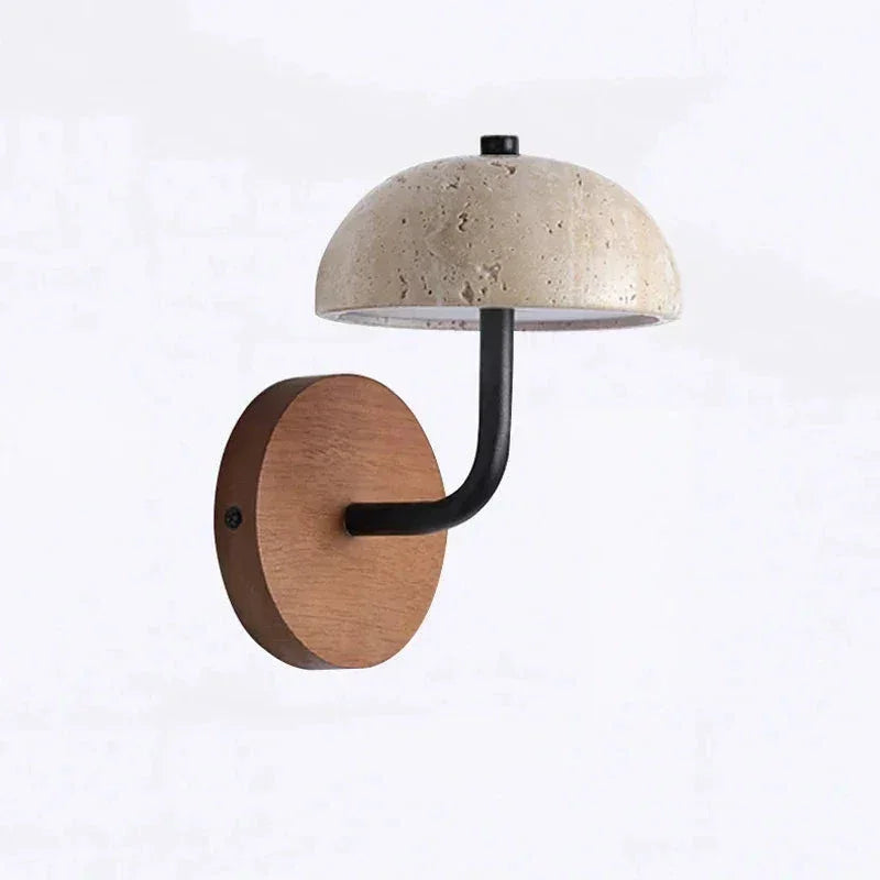 Marble Wall Lamp Natural Material Wabi-sabi Light Fixtures for Bedside Living Room Corridor - Sconces