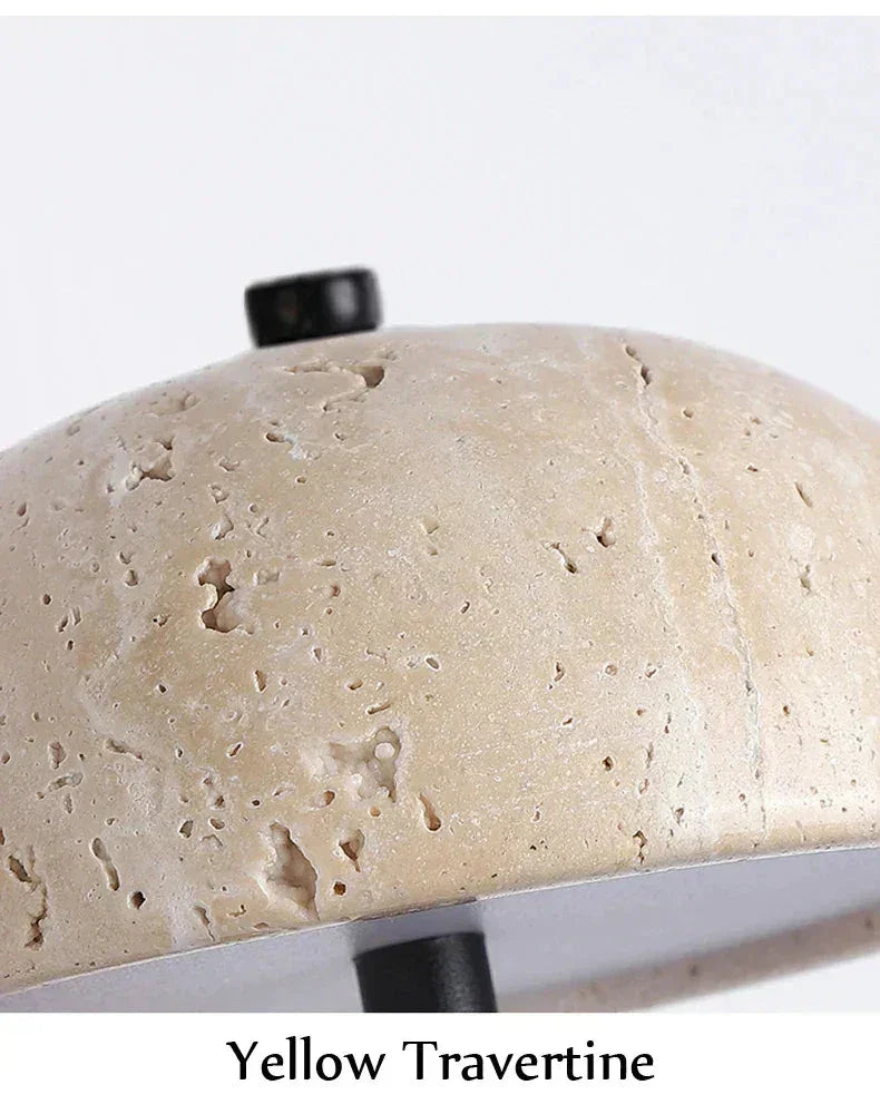 Marble Wall Lamp Natural Material Wabi-sabi Light Fixtures for Bedside Living Room Corridor - Sconces