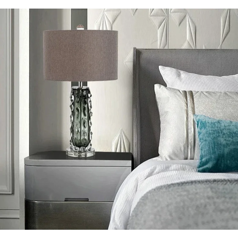 Luxury Modern Crystal Table Lamp Bedside Hollywood Regency Decor