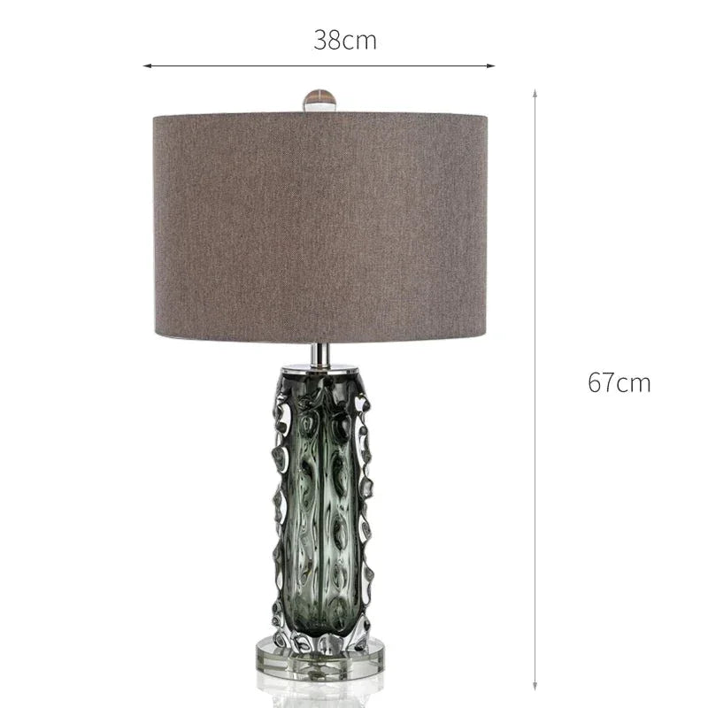 Luxury Modern Crystal Table Lamp Bedside Hollywood Regency Decor