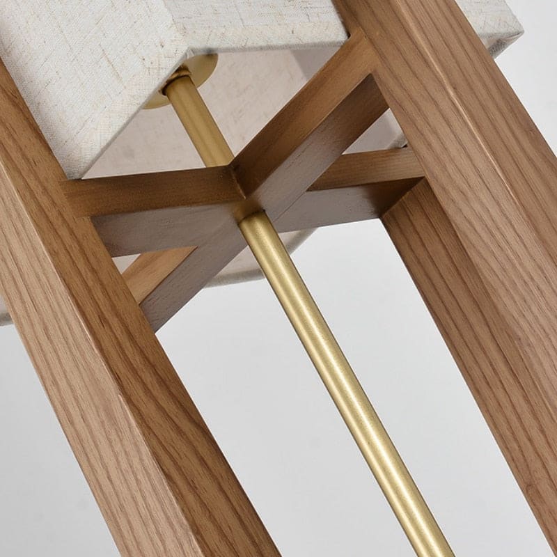 Mid Century Table Lamp | Japanese Light | Rustic | Wood Floor | Casalola - Lamps