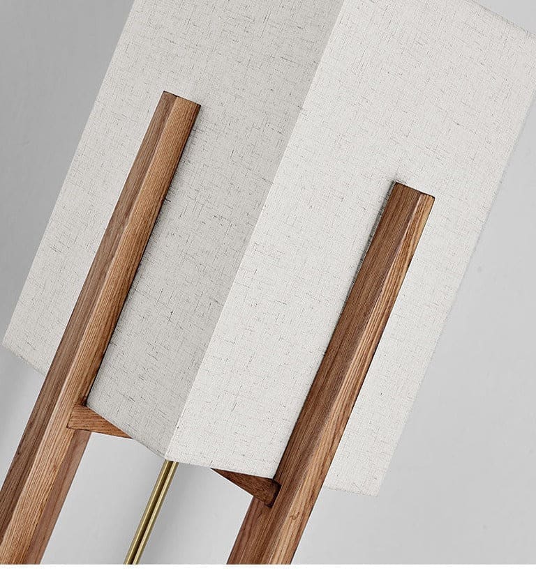 Mid Century Table Lamp | Japanese Light | Rustic | Wood Floor | Casalola - Lamps