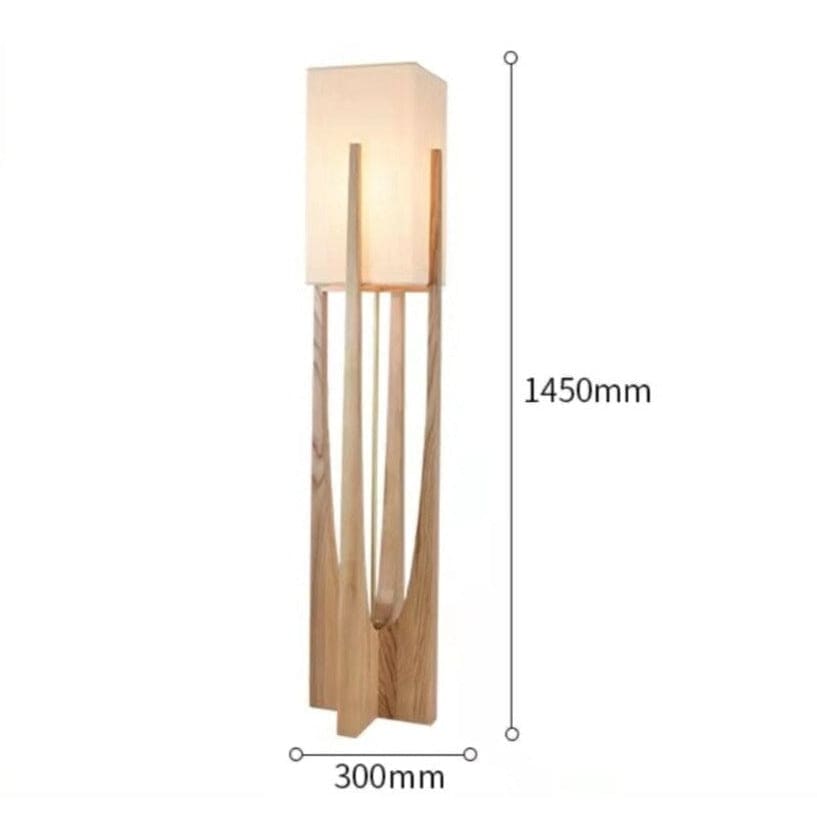 Mid Century Table Lamp | Japanese Light | Rustic | Wood Floor | Casalola - Lamps